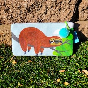 Sloth canvas purse NWT 🌟